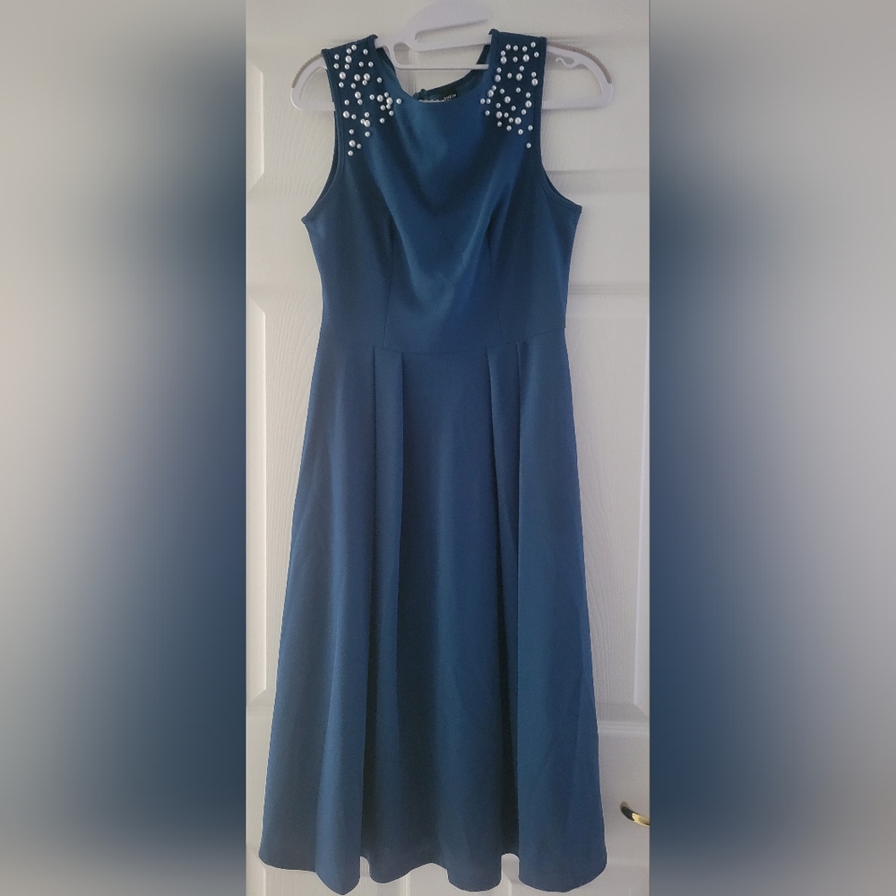 Blue dress